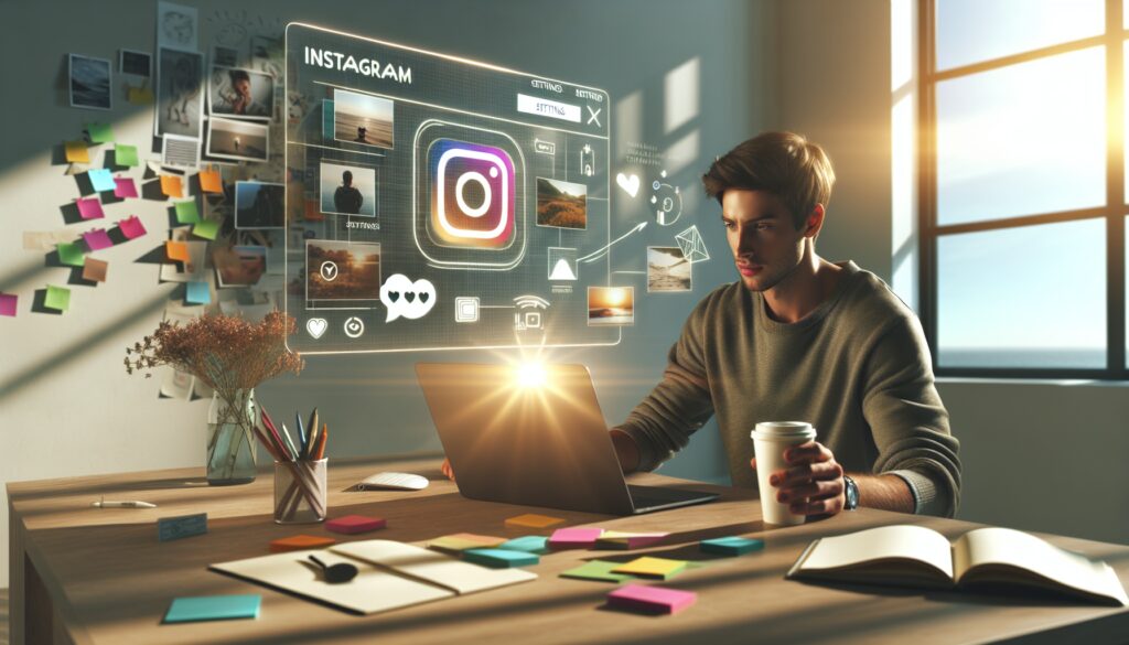 como quitar blog personal en instagram