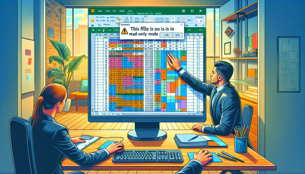 como quitar solo lectura en excel